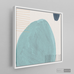 Cargar imagen en el visor de la galería, Tríptico Abstracto Azul