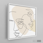 Cargar imagen en el visor de la galería, Cuadro Face Lines Empatía