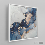 Cargar imagen en el visor de la galería, Cuadro Fluido Abstracto Dorado (B)