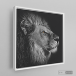 Cargar imagen en el visor de la galería, Cuadro Animales León (A) B/N