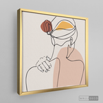 Cargar imagen en el visor de la galería, Cuadro Mujer Line Art Dos