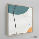 Cargar imagen en el visor de la galería, Cuadro Abstracto Nórdico Trazos Dos