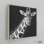 Cargar imagen en el visor de la galería, Cuadro Animales Jirafa B/N