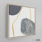 Cargar imagen en el visor de la galería, Cuadro Abstracto Nórdico Azul Dos