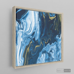 Cargar imagen en el visor de la galería, Cuadro Fluido Abstracto Azul