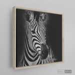 Cargar imagen en el visor de la galería, Cuadro Animales Cebra B/N