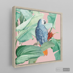 Cargar imagen en el visor de la galería, Cuadro Aves Loro Real Azul