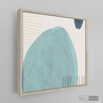 Cargar imagen en el visor de la galería, Tríptico Abstracto Azul