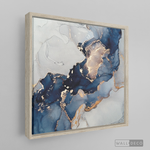 Cargar imagen en el visor de la galería, Cuadro Fluido Abstracto Dorado (B)