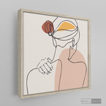 Cargar imagen en el visor de la galería, Cuadro Mujer Line Art Dos