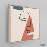 Cargar imagen en el visor de la galería, Tríptico Abstracto Rostros