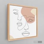 Cargar imagen en el visor de la galería, Tríptico Rostros Face Lines