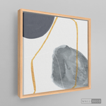 Cargar imagen en el visor de la galería, Cuadro Abstracto Nórdico Azul Dos