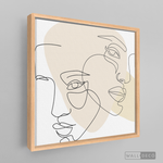 Cargar imagen en el visor de la galería, Cuadro Face Lines Empatía