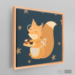 Cargar imagen en el visor de la galería, Cuadro Infantil Pequeña Ardilla