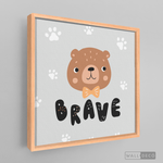 Cargar imagen en el visor de la galería, Cuadro Infantil Osito Brave
