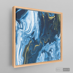 Cargar imagen en el visor de la galería, Cuadro Fluido Abstracto Azul