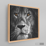 Cargar imagen en el visor de la galería, Cuadro Animales León (B) B/N