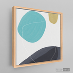 Cargar imagen en el visor de la galería, Cuadro Abstracto Nórdico Azul Tres