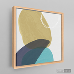 Cargar imagen en el visor de la galería, Cuadro Abstracto Nórdico Azul Uno