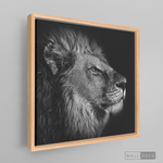 Cargar imagen en el visor de la galería, Cuadro Animales León (A) B/N