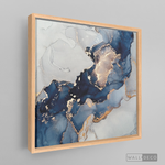 Cargar imagen en el visor de la galería, Cuadro Fluido Abstracto Dorado (B)