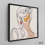 Cargar imagen en el visor de la galería, Cuadro Mujer Line Art