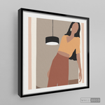 Cargar imagen en el visor de la galería, Cuadro Mulata La Mantilla