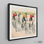 Cargar imagen en el visor de la galería, Cuadro Arte Vintage Bikes