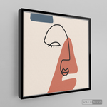 Cargar imagen en el visor de la galería, Tríptico Abstracto Rostros