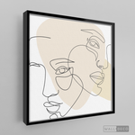 Cargar imagen en el visor de la galería, Cuadro Face Lines Empatía