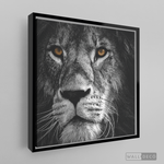 Cargar imagen en el visor de la galería, Cuadro Animales León (B) B/N