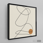 Cargar imagen en el visor de la galería, Cuadro Minimalista Knot Café