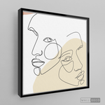 Cargar imagen en el visor de la galería, Cuadro Face Lines Cercanía