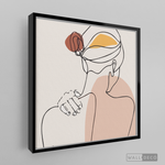 Cargar imagen en el visor de la galería, Cuadro Mujer Line Art Dos