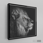 Cargar imagen en el visor de la galería, Cuadro Animales León (A) B/N