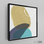 Cargar imagen en el visor de la galería, Cuadro Abstracto Nórdico Azul Uno