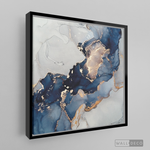 Cargar imagen en el visor de la galería, Cuadro Fluido Abstracto Dorado (B)