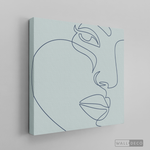 Cargar imagen en el visor de la galería, Cuadro Face Lines Azul Dos