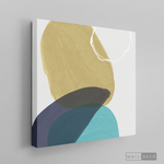 Cargar imagen en el visor de la galería, Cuadro Abstracto Nórdico Azul Uno