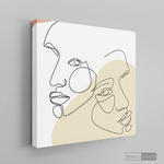 Cargar imagen en el visor de la galería, Tríptico Rostros Face Lines