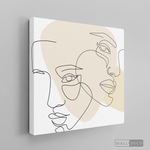 Cargar imagen en el visor de la galería, Cuadro Face Lines Empatía