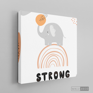 Cuadro Infantil Elefante Strong