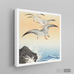 Cargar imagen en el visor de la galería, Cuadro Aves Gaviotas Japón