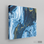 Cargar imagen en el visor de la galería, Cuadro Fluido Abstracto Azul