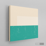 Cargar imagen en el visor de la galería, Cuadro Abstracto Minimal Sunset Menta