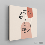 Cargar imagen en el visor de la galería, Tríptico Abstracto Rostros