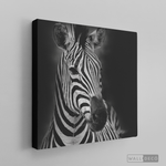 Cargar imagen en el visor de la galería, Cuadro Animales Cebra B/N