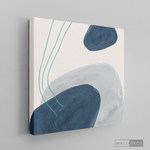 Cargar imagen en el visor de la galería, Cuadro Abstracto Calma en Azul