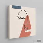 Cargar imagen en el visor de la galería, Tríptico Abstracto Rostros